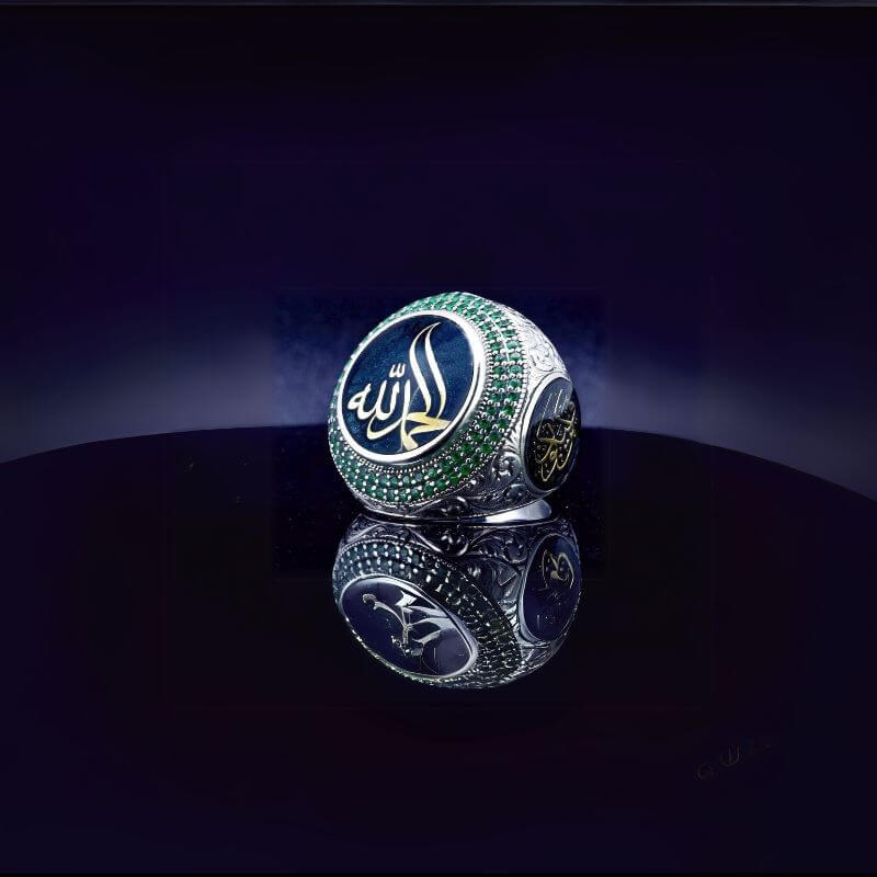 Allah signet statement ring | Islamic gifts | Islamic jewellery | Religious jewellery |